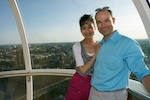 Rosa and Richard on the London Eye