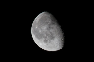 The moon at 400mm