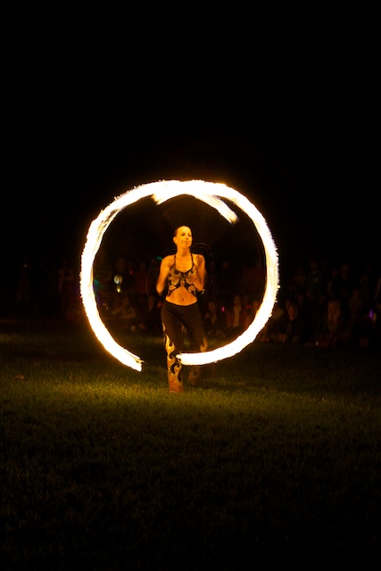 2012 Lumière Festival - Fire Weavers.