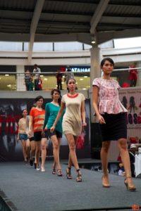 Weekly fashion show at Citos (Town Square) mall.